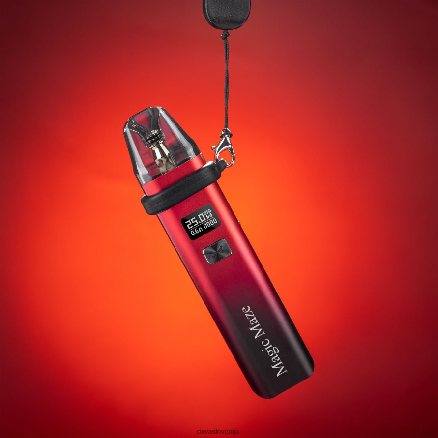 OXVA MAGIC MAZE XLIM Oxva Vape Flavors črno rdeča P0NH131 komplet za pod