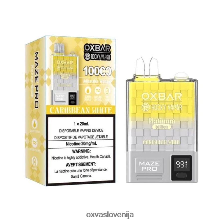 OXVA OXBAR MAZE PRO 10000 Oxva Order karibsko bela P0NH14