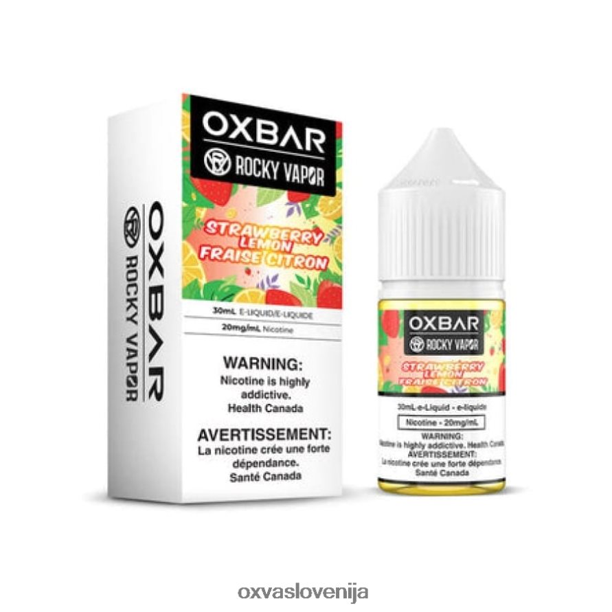 OXVA OXBAR Oxva Ljubljana jagodna limona P0NH52 30 ml soli nic