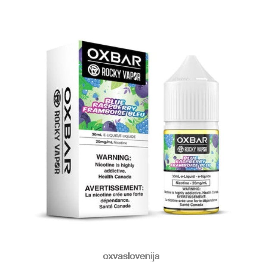 OXVA OXBAR Oxva Slovenija modra malina P0NH61 30 ml soli nic